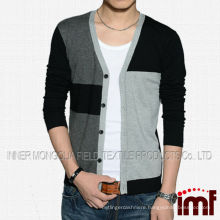 Casual Custom Fit Wholesale Fashion Wool Cardigan Men